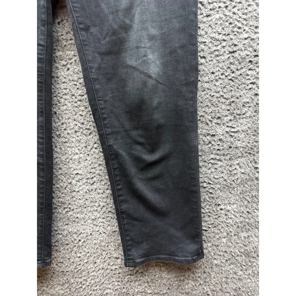 Paige Noella Straight Maternity Denim Jean Black Willow Womens Size 28